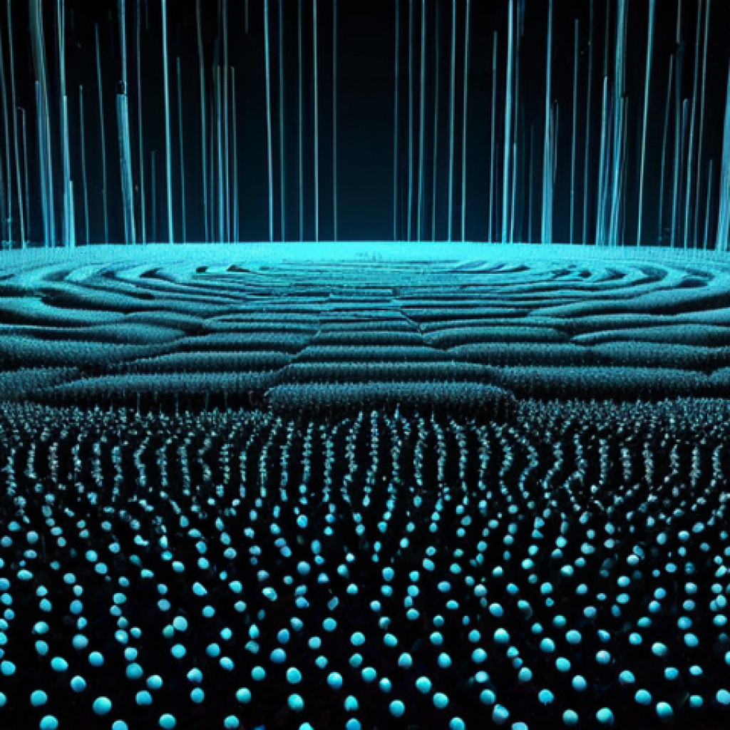 Granular Synthesis Soundscape**
"Abstract soundscape, shimmering granular textures, glitchy effects, otherworldly sounds, complex sonic manipulations, layered audio grains, dark ambient background, professional digital art, high detail, perfect composition, safe for work, appropriate content, fully clothed, professional, natural proportions."
**