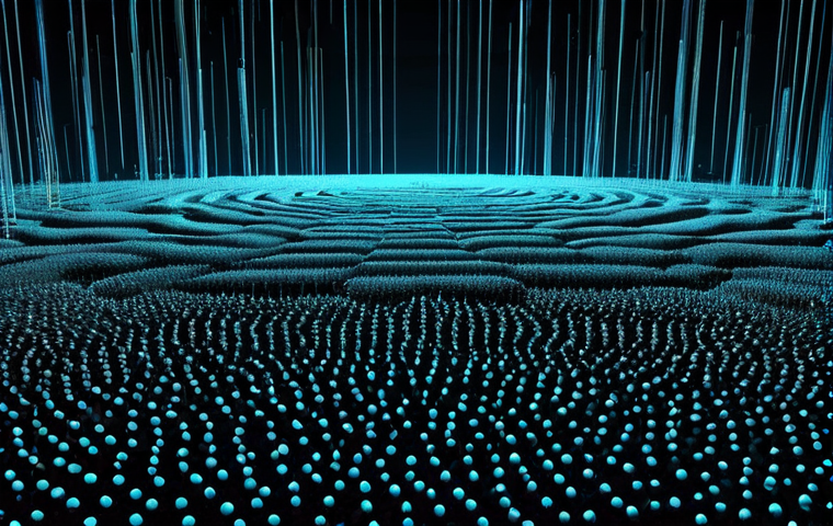 Granular Synthesis Soundscape**
"Abstract soundscape, shimmering granular textures, glitchy effects, otherworldly sounds, complex sonic manipulations, layered audio grains, dark ambient background, professional digital art, high detail, perfect composition, safe for work, appropriate content, fully clothed, professional, natural proportions."
**